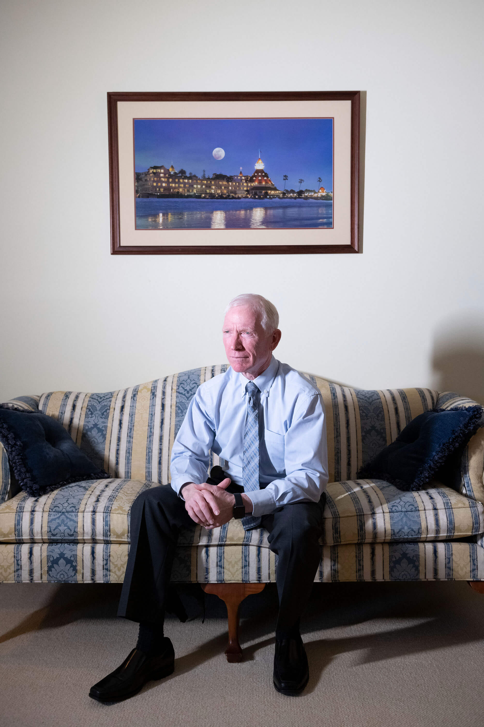 Attorney Harry Deitzler poses for a portrait in his office at Hill, Peterson, Carper, Bee and Deitzler, PLLC, in Charleston, West Virginia, on Nov. 27, 2019. Deitzler was involved in settling the C8 groundwater contamination suit against DuPont in Parkersburg, West Virginia. (Photo by Lexi Browning/100 Days in Appalachia)
