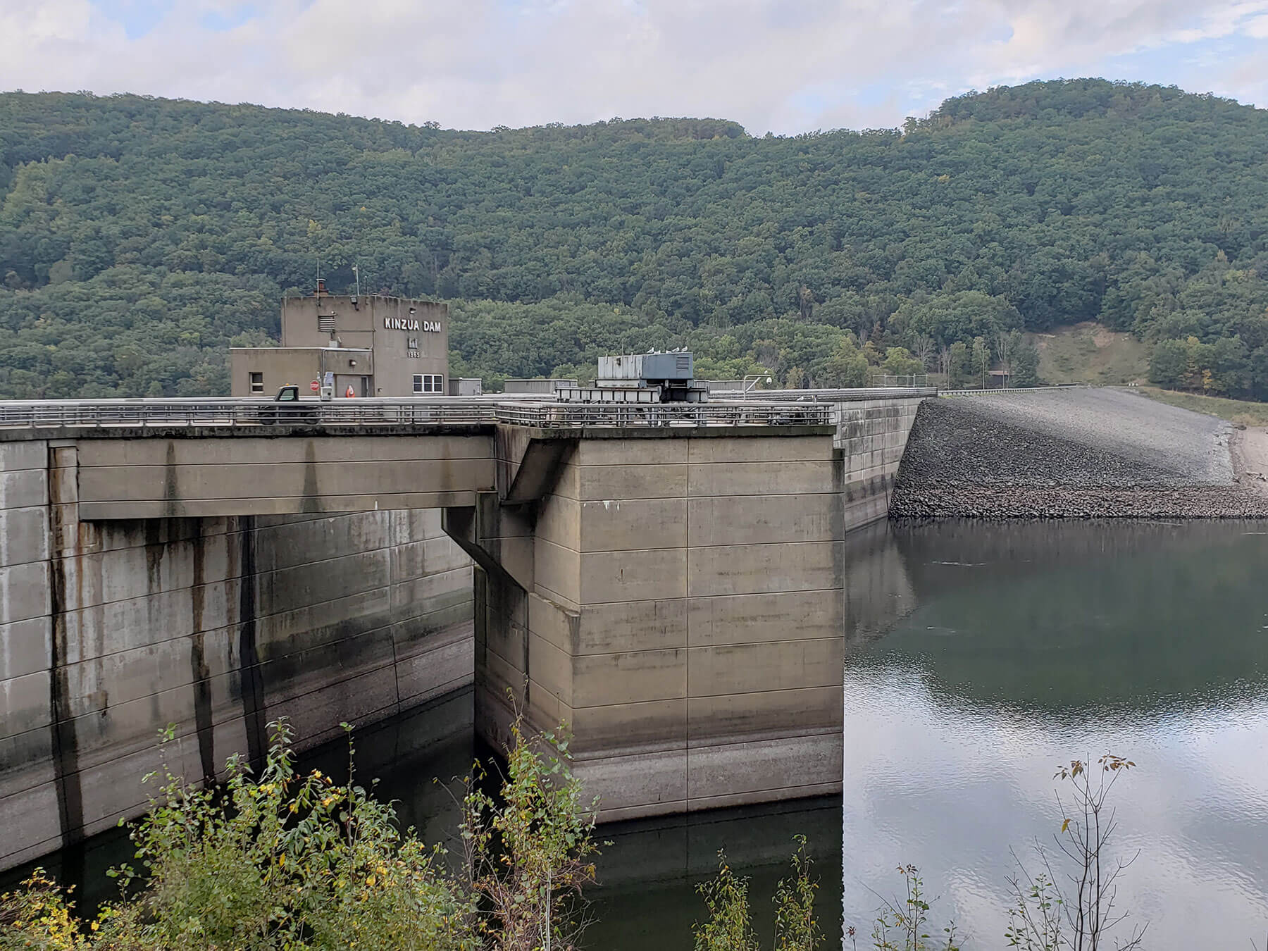 Kinzua Dam and Allegheny Reservoir. (Photo by Maria Diaz-Gonzalez/PublicSource)